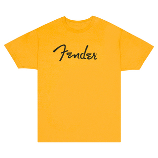 FenderSpaghetti Logo T-Shirt Butterscotch XXL Tシャツ 半袖