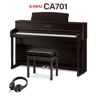 KAWAI CA701R プレミアムローズウッド調仕上げ 木製鍵盤