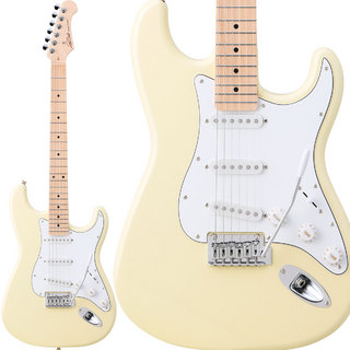 Laid BackLST-5-M-3S White Ivory エレキギター ストラトタイプ ハムバッカー切替可能 アルダーボディ