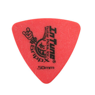 In Tune Guitar Picks DGP2-C50 GrippX-XXX 0.50mm Red ギターピック×36枚
