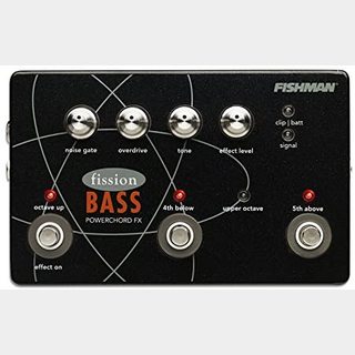 FISHMANFission Powerchord Bass FX Pedal 《オクターバー、オーバードライブ、ノイズゲート》【WEBショップ限定】