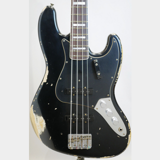 Fender Custom Shop 2022 Limited Edition Custom Jazz Bass Heavy Relic Aged Black