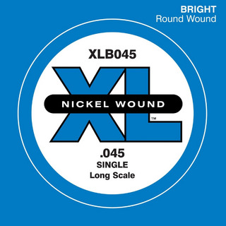 D'Addario XLB045 ベース弦 XL Nickel Wound Long Scale 045 【バラ弦1本】