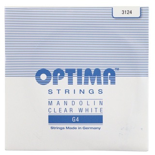 OPTIMA G4 3124 CLEAR WHITE 4弦 バラ弦 マンドリン弦×3セット
