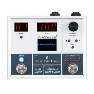 Free The TonePA-1QA PROGRAMMABLE ANALOG 10 BAND EQ アコースティック用エフェクター