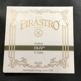 Pirastro 211451 Oliv ヴァイオリン弦 バイオリン弦 オリーブ G線 4/4用 ガット/ゴールドシルバー巻 【ゲージ：16】