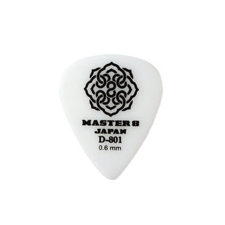 MASTER 8 JAPAND801-TD060 D-801 TEARDROP 0.6mm ギターピック×30枚