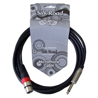 Silk RoadLM204-3 マイクケーブル XLRメス-フォン 3メートル
