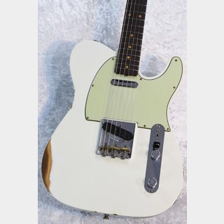 Fender Custom Shop Limited Edition 1960 Telecaster Relic Aged Olympic White #CZ573570【軽量3.35kg/漆黒指板個体】
