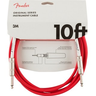Fender ORIGINAL SERIES CABLE 10feet (FIESTA RED)(#0990510010)
