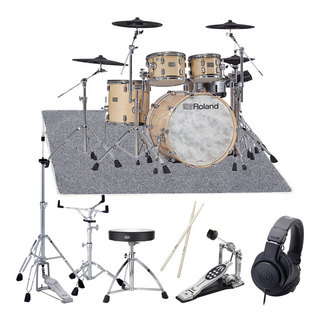 Roland V-Drums Acoustic Design Series VAD706-GN シングルフルオプションセット 【送料無料】