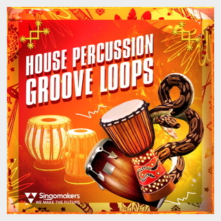 SINGOMAKERS HOUSE PERCUSSION GROOVE LOOPS