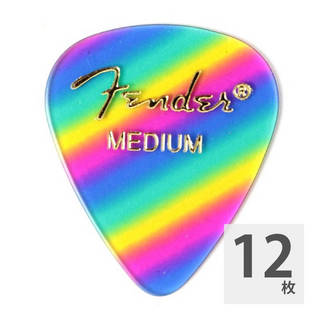 Fender351 Shape Premium Picks Medium Rainbow ギターピック 12枚セット