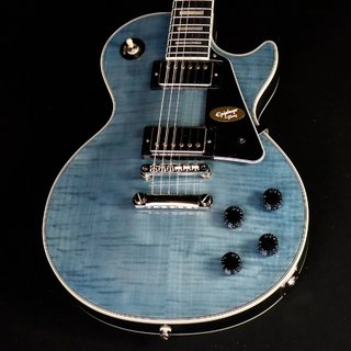 Epiphone Inspired by Gibson Les Paul Custom Figured Transparent Blue ≪S/N:24011524998≫ 【心斎橋店】