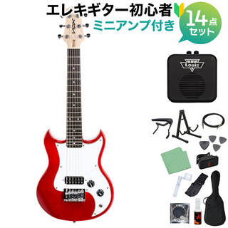 VOXSDC-1 MINI RD ミニエレキギター初心者14点セット 【ミニアンプ付き】 ミニギター