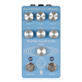 Mattoverse Electronics Warble Swell Echo MKII -Blue-《ディレイ》【WEBショップ限定】