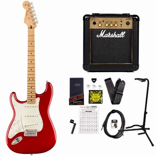 Fender Player Stratocaster Left Hand Maple Fingerboard Candy Apple Red [左利き用] MarshallMG10アンプ付属エ