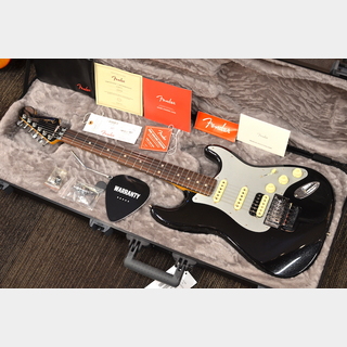 Fender American Ultra Luxe Stratocaster Floyd Rose HSS Rosewood Fingerboard ～Mystic Black～ #US23007922