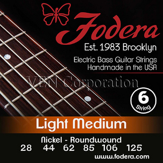 Fodera Fodera 6String Nickel Midam Light 28 44 62 85 106 125