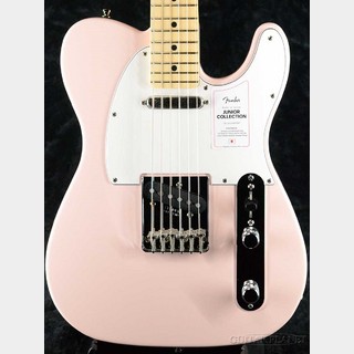 FenderMade in Japan Junior Collection Telecaster - Satin Shell Pink / Maple -【ローン金利0%!!】