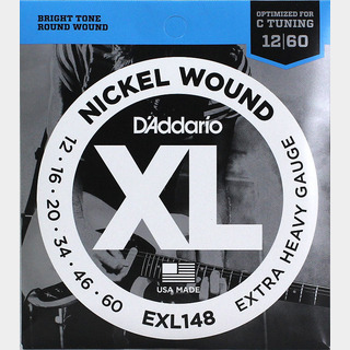 D'Addario ダダリオ EXL148 Extra Heavy エレキギター弦×3セット