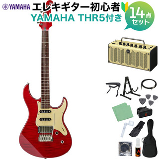 YAMAHAPACIFICA612VIIFMX FRD エレキギター初心者14点セット【THR5アンプ付き】 ファイヤードレッド
