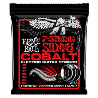 ERNIE BALL Skinny Top Heavy Bottom Slinky 7-String Cobalt Electric Guitar Strings 10-62 #2730