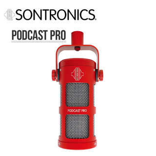SONTRONICS PODCAST PRO -Red- │ ダイナミック・マイクロフォン