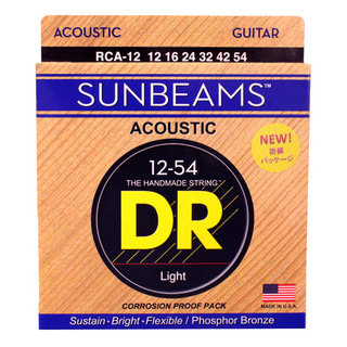 DRSUNBEAM DR-RCA12 Medium アコースティックギター弦×3セット