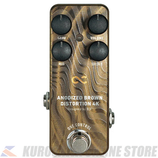 ONE CONTROL ANODIZED BROWN DISTORTION 4K (ご予約受付中)
