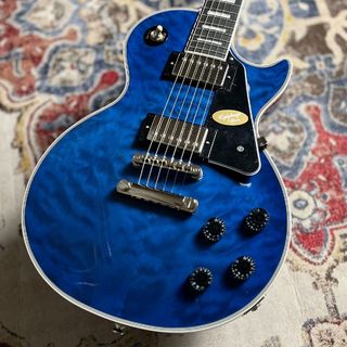 Epiphone Les Paul Custom Quilt Viper Blue (バイパーブルー) エレキギター レスポールカスタム 島村楽器限定