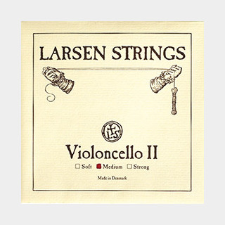 LARSENsc333122 チェロ弦 ORIGINAL オリジナル D弦 Medium 【バラ弦1本】