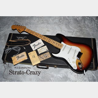 Fender1974 Stratocaster Sunburst "Lefty"/Maple neck "Full original/Mint condition"