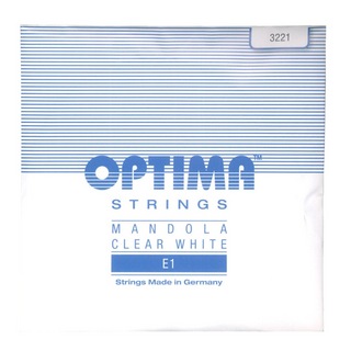 Optima Strings E1 3221 CLEAR WHITE 1弦 バラ弦 マンドラ弦×3セット