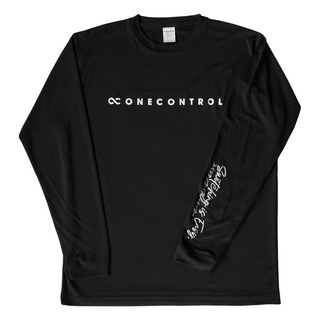 ONE CONTROLワンコントロール ロゴロングTシャツ ブラック 長袖 Lサイズ