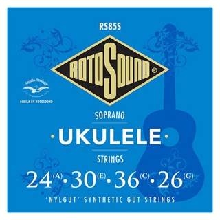 ROTOSOUNDRS85S Ukulele Nylgut Synthetic Gut ソプラノ用ウクレレ弦×6セット