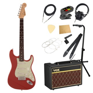 Fender フェンダー MIJ Traditional 60s Stratocaster RW FRD エレキギター VOXアンプ付き 入門11点 初心者セット