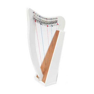 GINZA JUJIYA Chris Harp パッションホワイト 15弦レバーハープ 竪琴