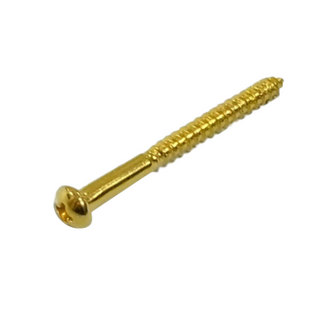 Montreux Inch Bass Pickup Mounting Screw (8) Gold No.8429 ギターパーツ ネジ