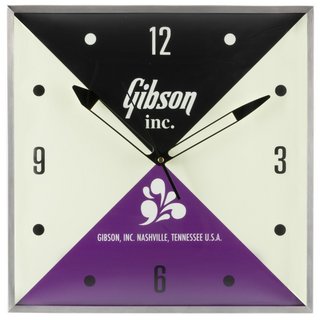 Gibson GA-CLK3 Gibson Vintage Lighted Wall Clock Gibson Inc. ギブソン 時計【WEBSHOP】