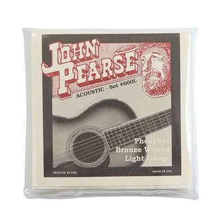 John Pearse 600L アコースティックギター弦 12-53×3セット
