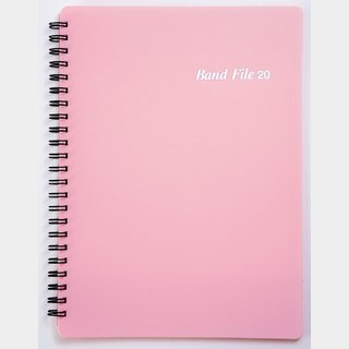 バンドファイル リングタイプ 20ポケット(40ページ) BF1015-02 ピンク