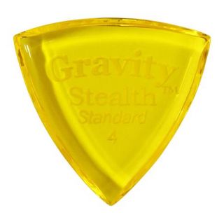Gravity Guitar Picks GSSS4P Stealth - Standard -［4.0mm, Yellow］