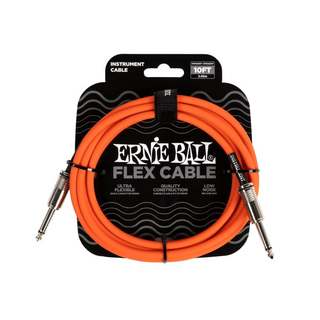 ERNIE BALL EB6416 FLEX CABLE 10FT OR S/S【名古屋栄店】