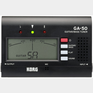 KORG GA-50 Guitar / Bass Tuner コルグ ギター・ベース用チューナー【心斎橋店】