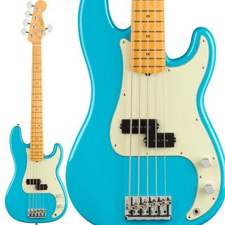 Fender American Professional II Precision Bass V (Miami Blue/Maple)