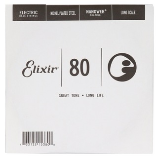 Elixirエリクサー 15380/080弦 エレキベース用 バラ弦