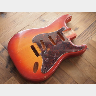 MJT Stratocaster Type Body - Extra Light Weight Alder - Cherry Sunburst - Medium Relic