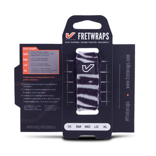 GRUV GEAR FW-1PK-ZEB-MD FretWraps Wild Zebra Prints 1-Pack ミディアム フレットラップ
