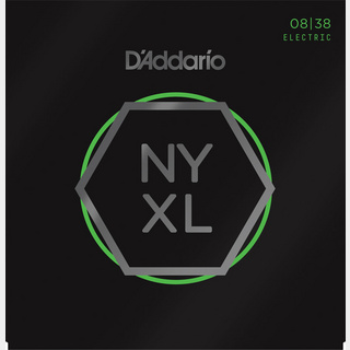 D'Addario NYXL Series Electric Guitar Strings NYXL0838 Extra Super Light 08-38 エレキギター弦【福岡パルコ店】